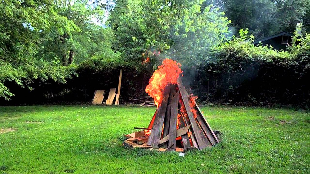 The proper way to light a campfire. YouTube