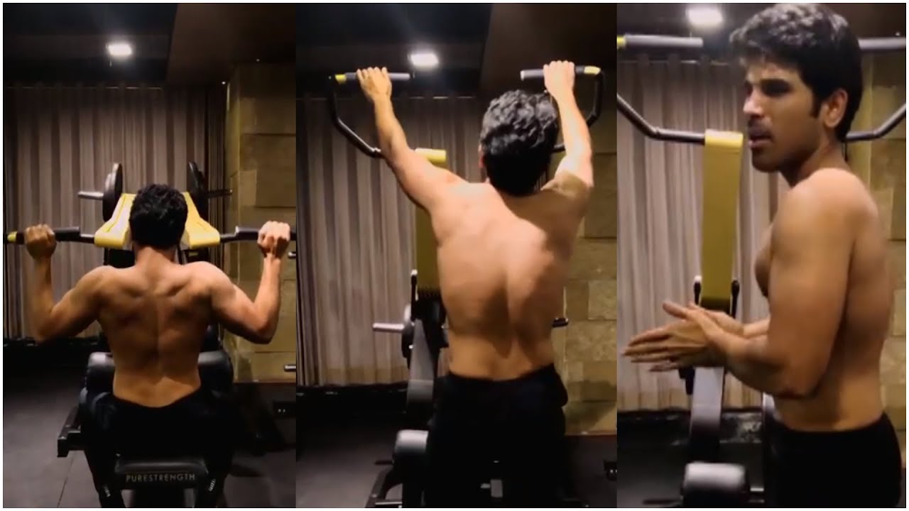 Allu Sirish Latest Workout Video | GYM Workout Video | 