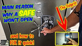 Why Your Security Safe Won't OPEN!  And How To Fix It!