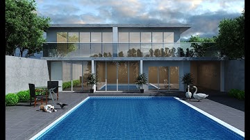 Vray 3ds max tutorial - vray exterior lighting part1