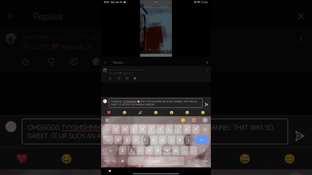 LITEARLY THE NICEST PERSON I EVEN SEEN TYSSMMM WISTERIA FOR DOING THIS 🦴🤍 AM SO HAPPY ! 🤍
