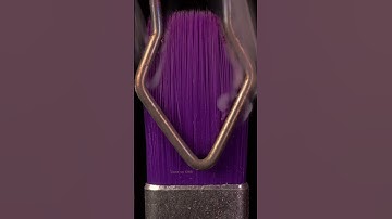 ASMR Painting brush cutting close-up macro #shorts #satisfying #closeup #asmrsounds #macro