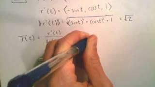 13 4 Unit Tangent, Unit Normal, and Curvature