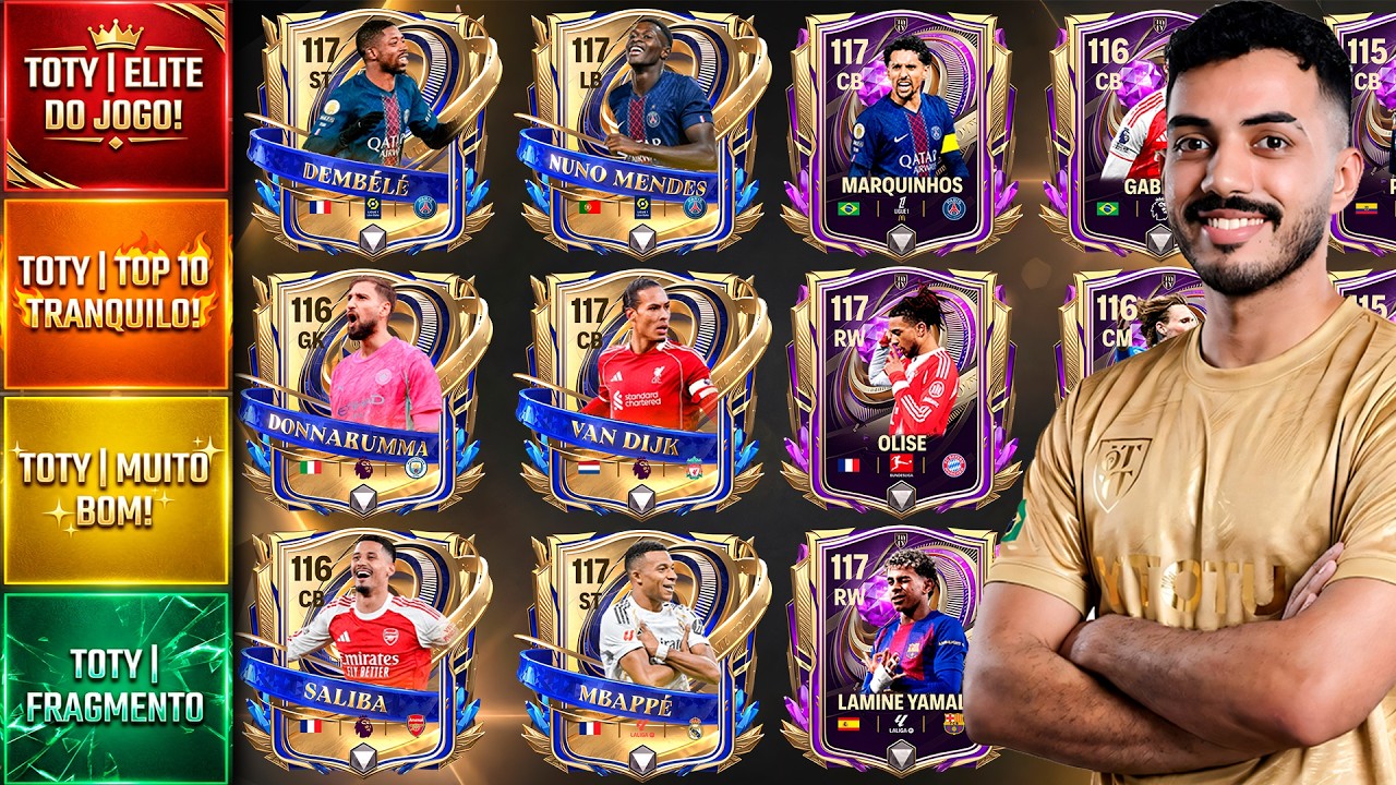 A ESCOLHA FINAL! 🚨 TIER LIST COMPLETA do TOTY 26 no FC MOBILE! (UTOTY e MENÇÃO HONROSA)