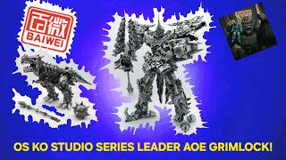 Baiwei OS KO Studio Series Leader AOE Grimlock - GotBot True Review NUMBER 1381