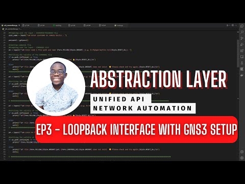 Napalm Ep3 - Loopback Interface With GNS3 Setup