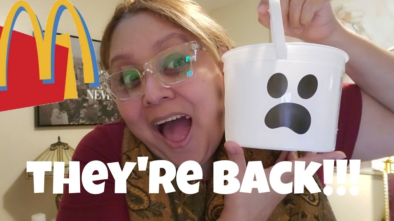 McDonald's Halloween Happy Meal Boo Bucket Review! - YouTube