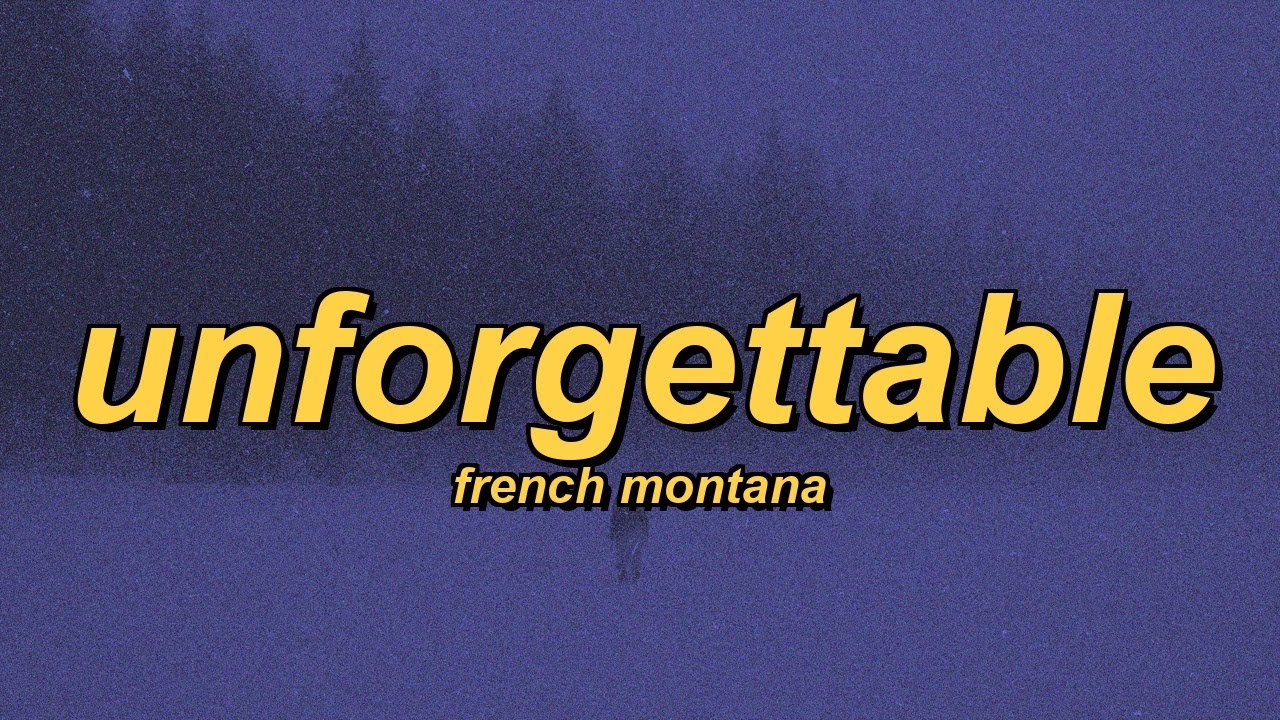 French Montana - Unforgettable (ft. Swae Lee) (slowed + reverb + lyrics)