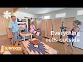 Tall couple's Big small home: how 1 space gets infinite configurations