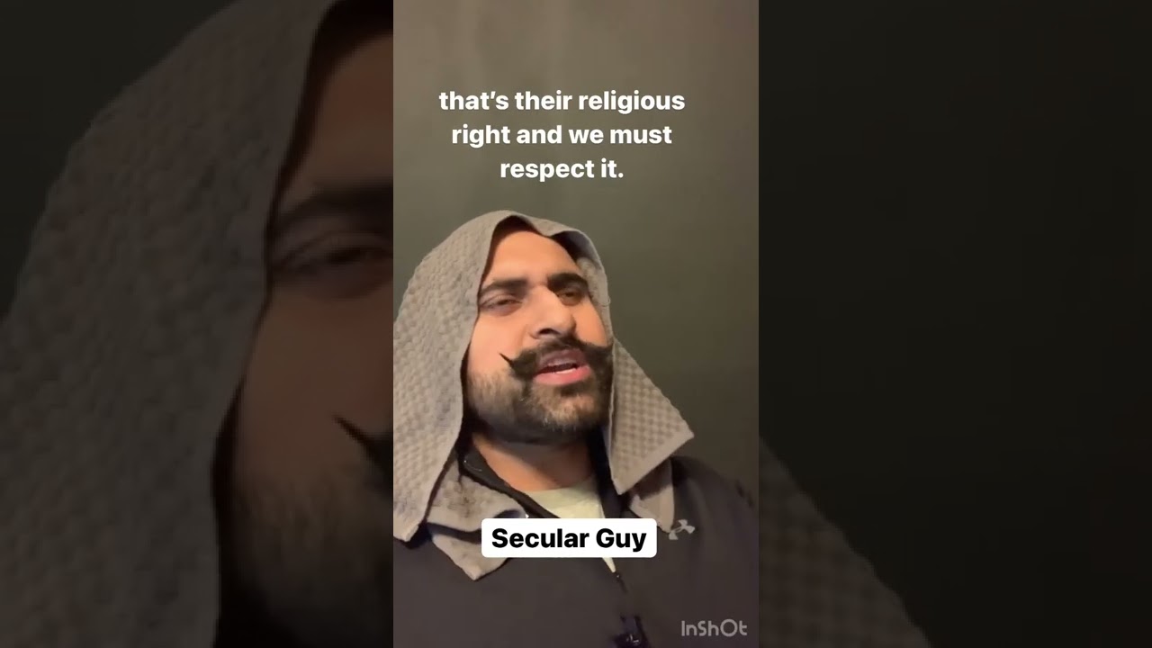 Secular Guy Supports Halal | #shorts