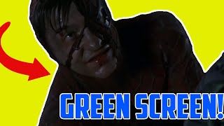 Spider-Man fails webbing up Green Goblin (GREEN SCREEN)
