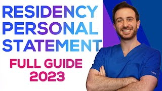 Residency Personal Statement Examples | Personal Statement Samples for your Residency Application