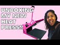 My Very First Heat Press Unboxing! - New Craft Pink Press