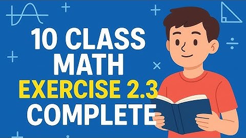 10th Class Math | Chapter 2 Exercise 2.3 | Roots α, β, λ | Sum & Product of Roots | Full Explanation