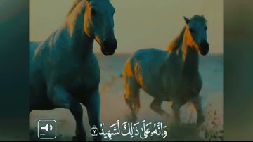 سورة العاديات _  بصوت القارئ _ أسد حمود