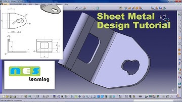 CATIA V5/V6 Tutorial | Sheet metal Design Tutorial