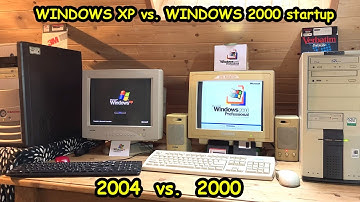 Epic Boot-Up Battle: Windows 2000 vs. Windows XP - Which One Wins?