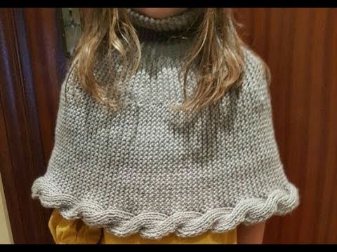 Me preparé Prisionero de guerra gramática bego campa: capa niña (dos agujas) - YouTube