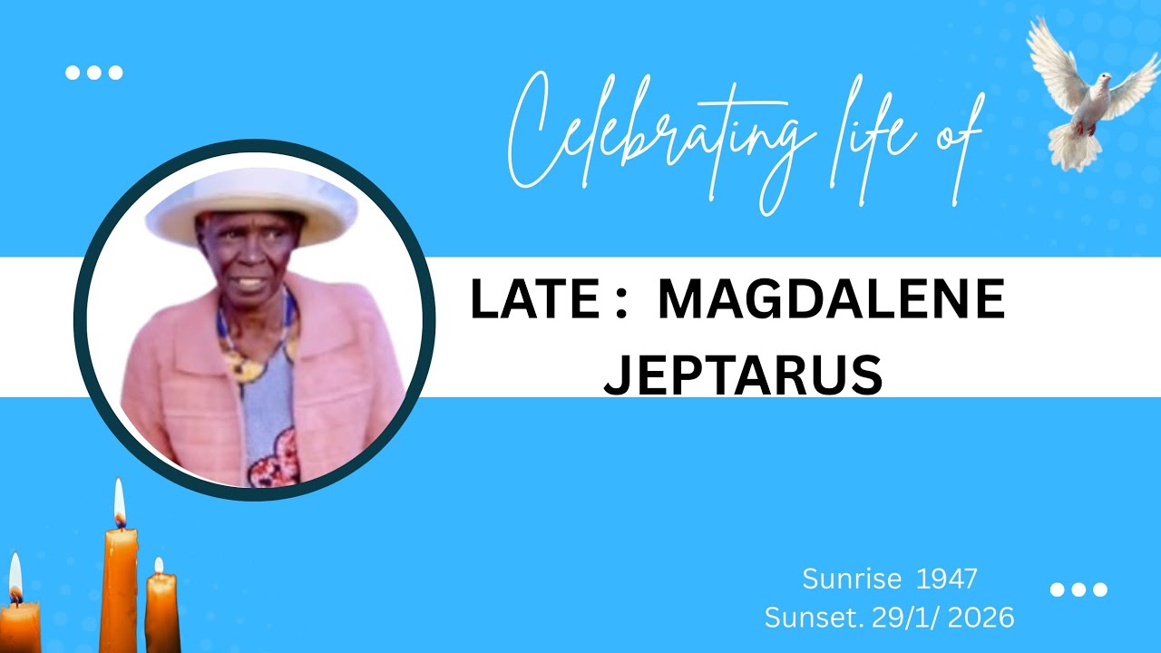 Funeral procession of the Late Magdalene Jeptarus.