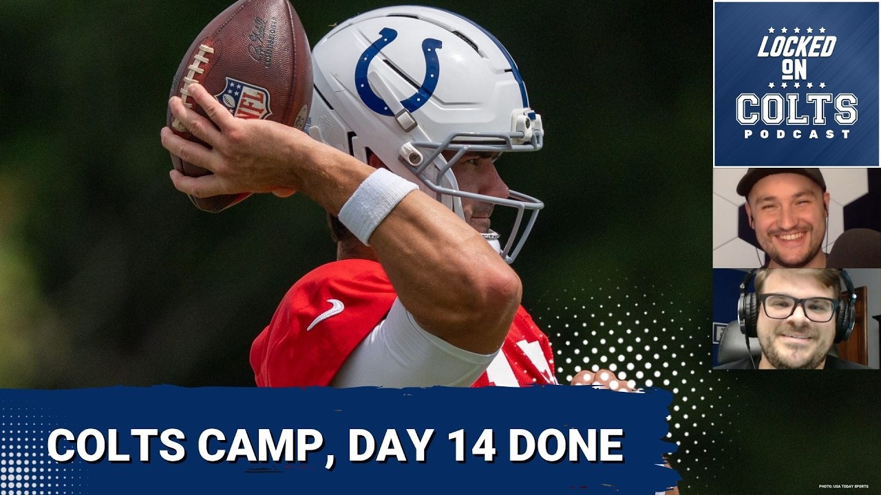 INDIANAPOLIS COLTS CAMP, DAY 14: Daniel Jones, Anthony Richardson Lead Winning Drives vs. Falcons INDIANAPOLIS COLTS CAMP, DAY 14: Daniel Jones, Anthony Richardson Lead Winning Drives vs. Falcons