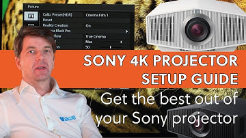 How to set up Sony 4K Projector - Setup & Installation Guide VPL-XW6100 & VPL-XW8100