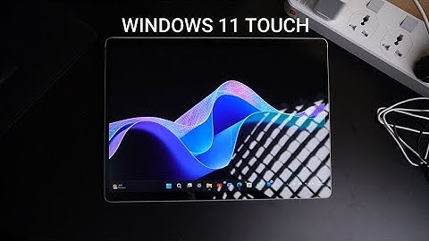 Gesture di Windows 11 Touch | Tablet Windows Microsofr Surface Pro X