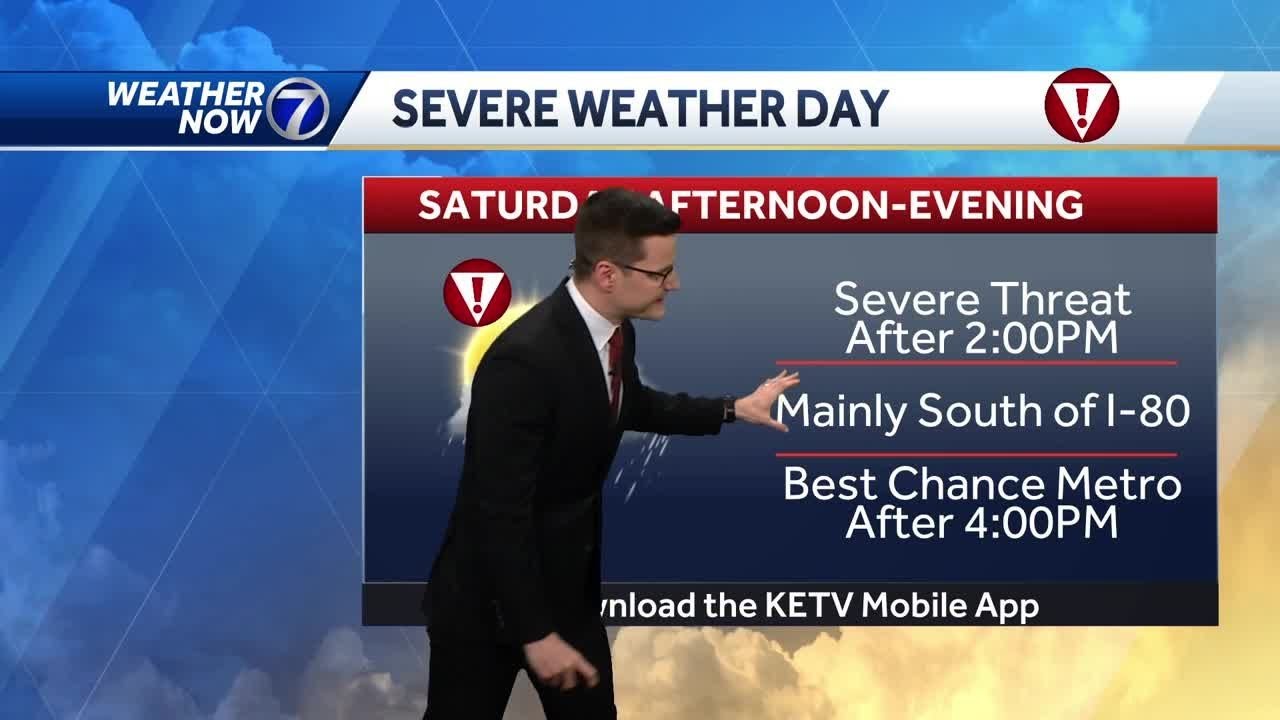 Another round of severe storms possible Saturday afternoon, evening ...