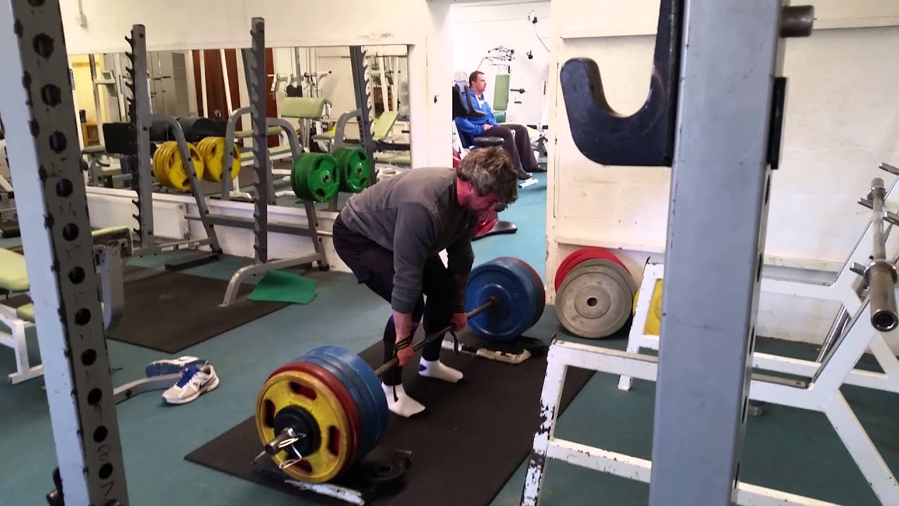 Deadlift from 2" mats 227.5kg x 8 YouTube