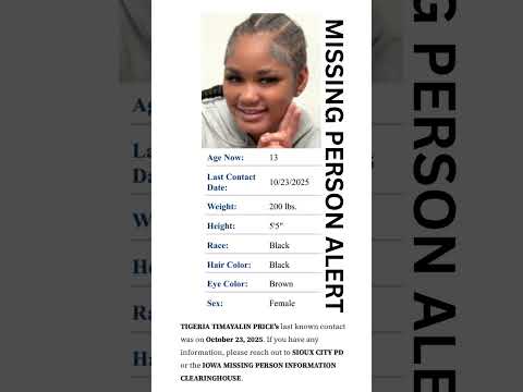 MISSING PERSON ALERT Help Find Tigeria Timayalin Price