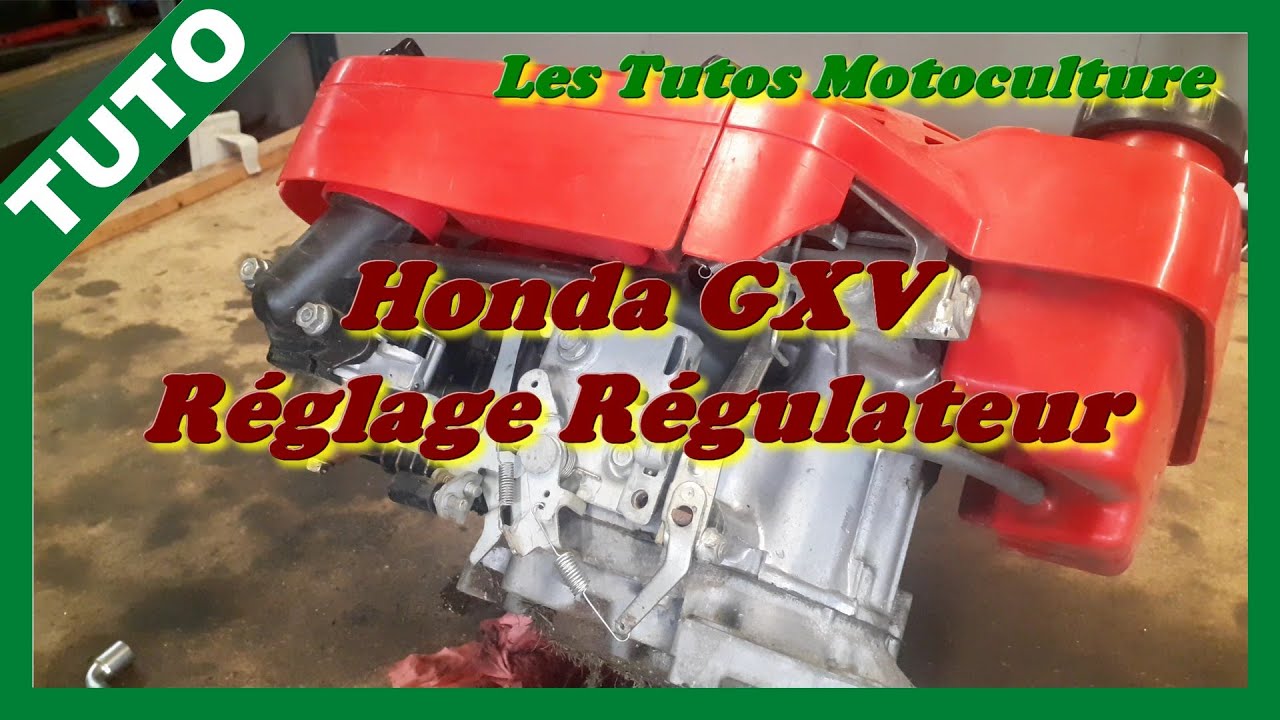 Honda GXV , réglage régulateur ( problème régime ) YouTube — free download