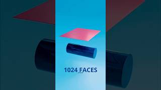 1 vs 1024 Faces🤯🔥Satisfying cloth Simulation #shorts