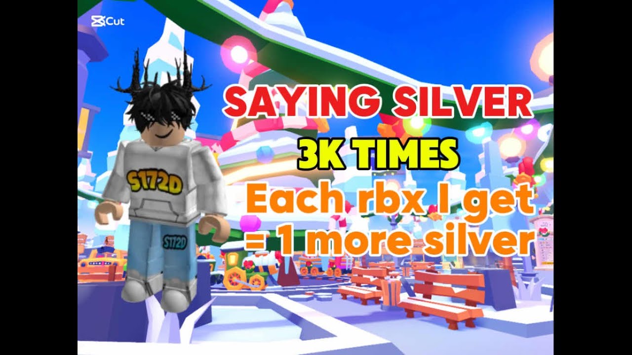 🔴LIVE Saying Silver 3k times each rbx I get = 1 more silver (no ...