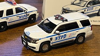 New 596 NYPD Chevy Tahoe 1/64 Scale 