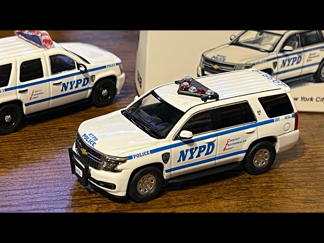 New 596 NYPD Chevy Tahoe 1/64 Scale - YouTube
