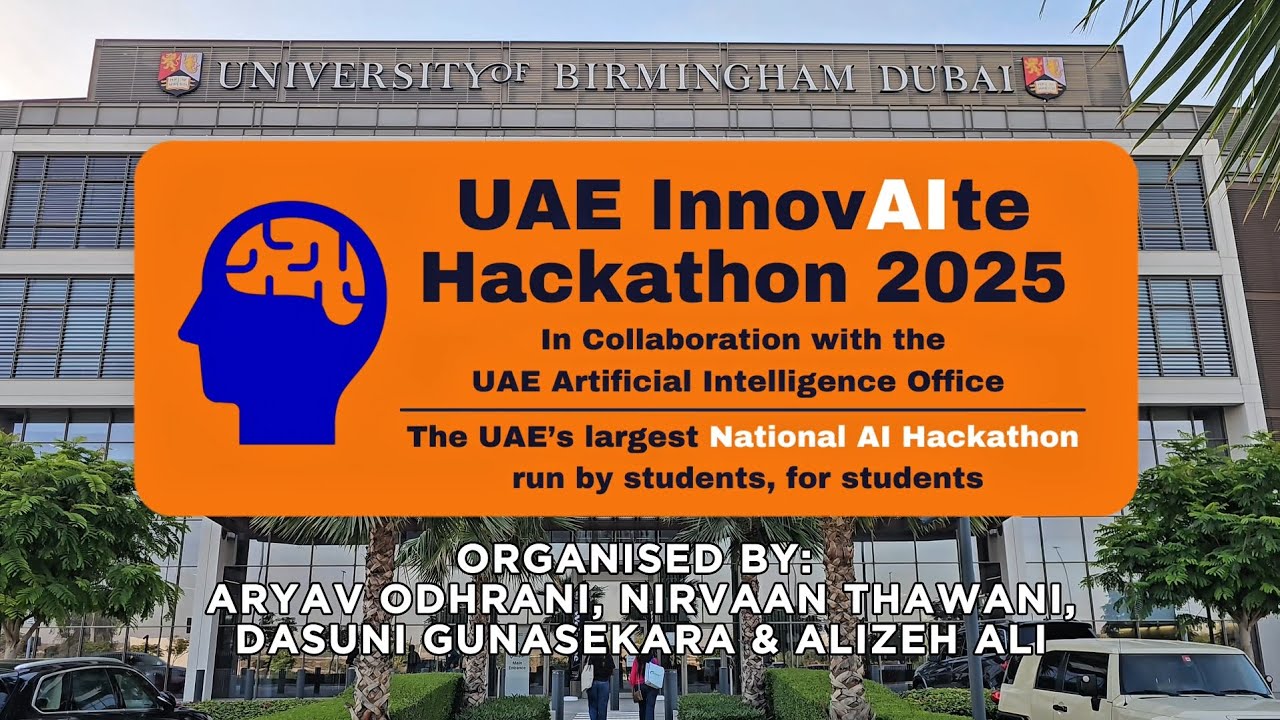 UAE InnovAIte Hackathon 2025 Recap - YouTube