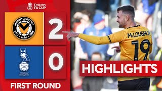 Newport County 2-0 Oldham Athletic | First Round | Emirates FA Cup 2023-24