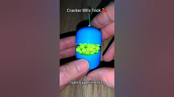 DIY Airsoft BBs Cracker Trick #experiment #firecrackers #fireworks #crackers #lifehack