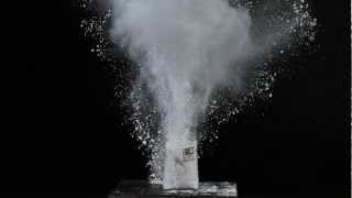 Flour Explosion Slow Motion