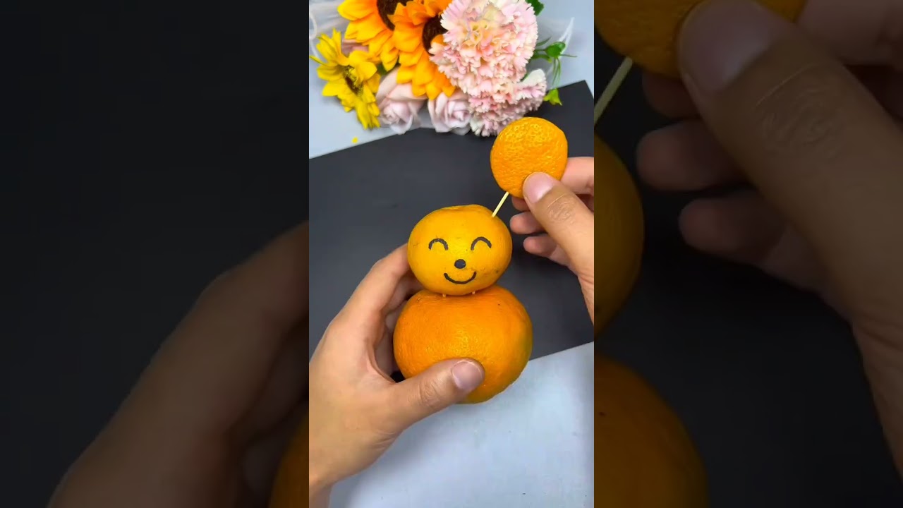 orange fruit craft 