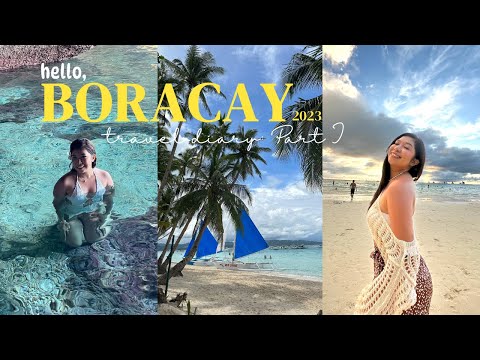Boracay 2023 Part I: island hopping & exploring famous food spots🌴🌊 | Roselle Angeles