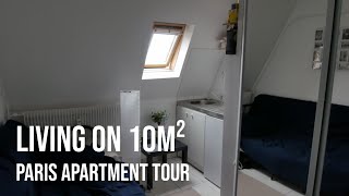 Living on 10m2: Paris studio apartment tour VLOG#10