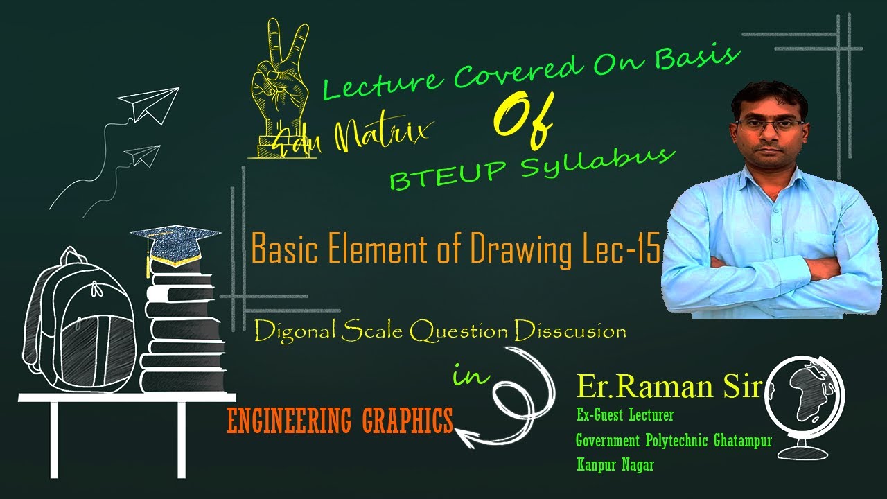 Engineering Graphics By Er.Raman Sir Basic Element Of Drawing Lec-15 ...