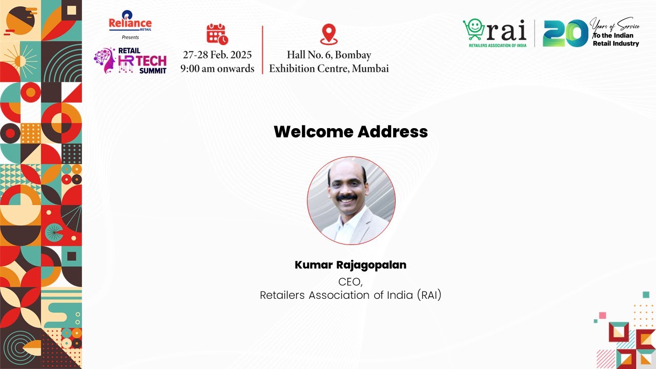 Retail is still about people | Kumar Rajagopalan's  at Retail HR Tech Summit 2025