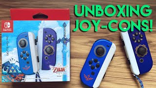 Unboxing The Legend of Zelda Skyward Sword HD Edition Nintendo Switch Joy-Cons!