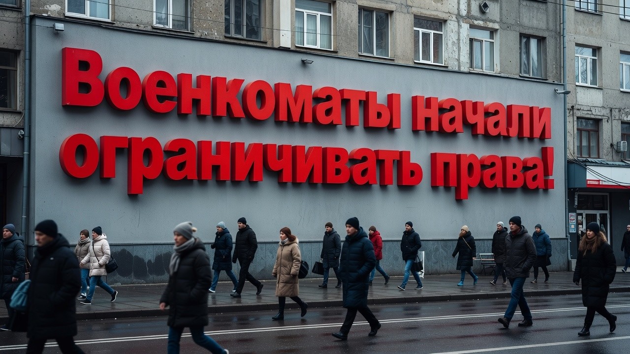 ВОЕНКОМАТЫ начали ограничивать в правах за неявку ПО ПОВЕСТКЕ #призывник #военкомат, #мобилизация