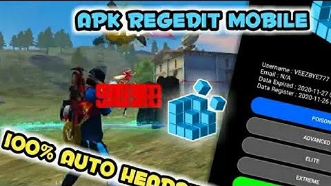 APK Regedit FF Mobile Terbaru Auto hedshot 100% V2 -Garena Free Fire
