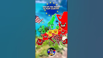 how hot was summer in #europe #map #mapping #geography #history #mapper #summer #weather #usa