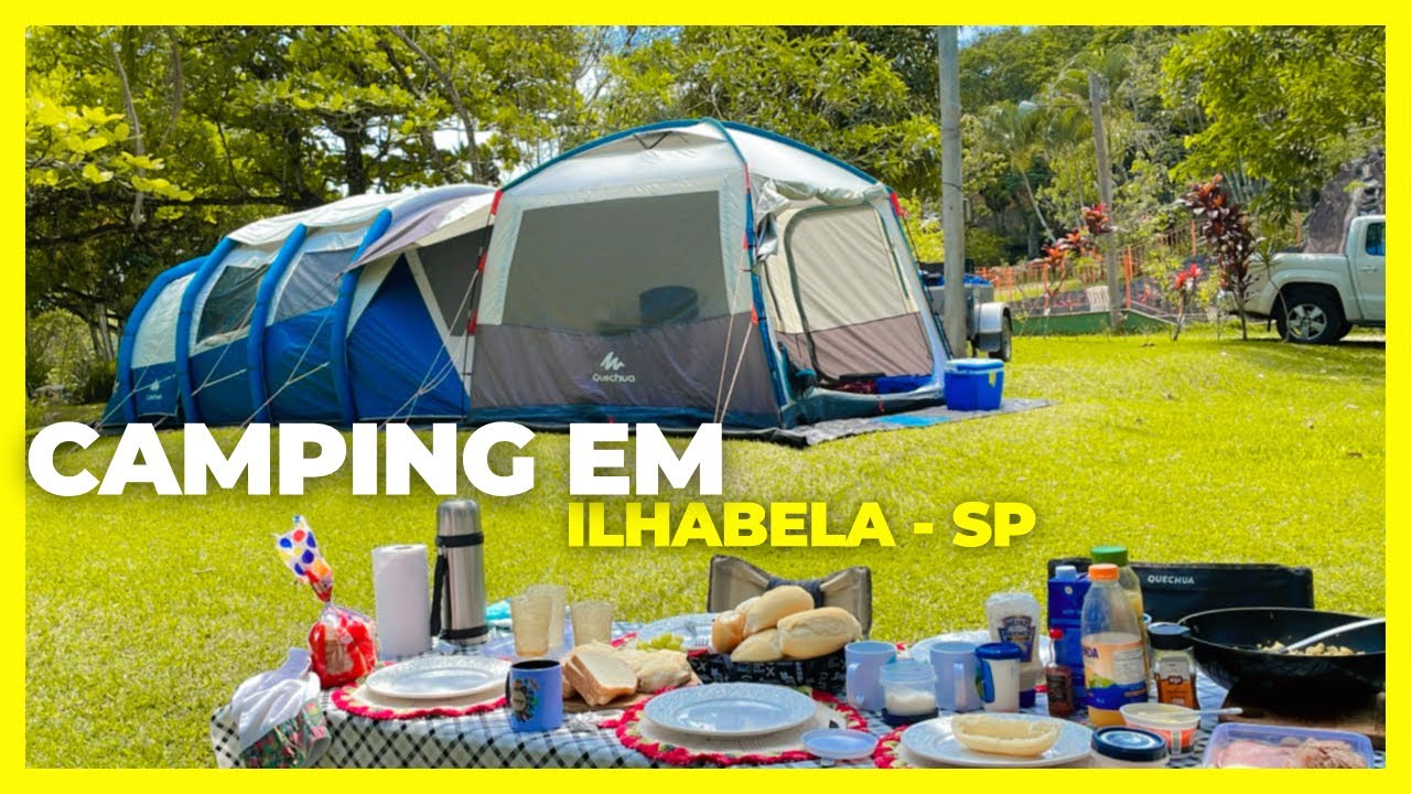 Acampamos no Camping Pedra do Sino em Ilhabela - SP | @campinejo