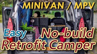 Transformable Camper Conversions concept for Minivan/MPV