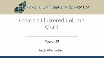 203.05 Power BI: Create a clustered column chart